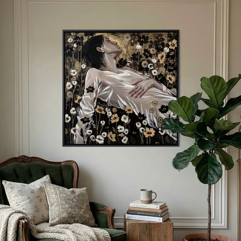 «Летний сон-он» 100х100 - Холст, акрил.