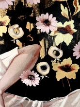 "Летний сон-она" 100х100